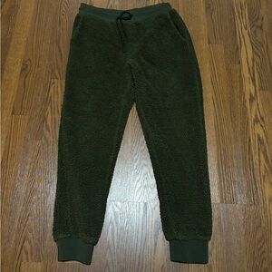 Forever 21 Green Fleece Joggers
